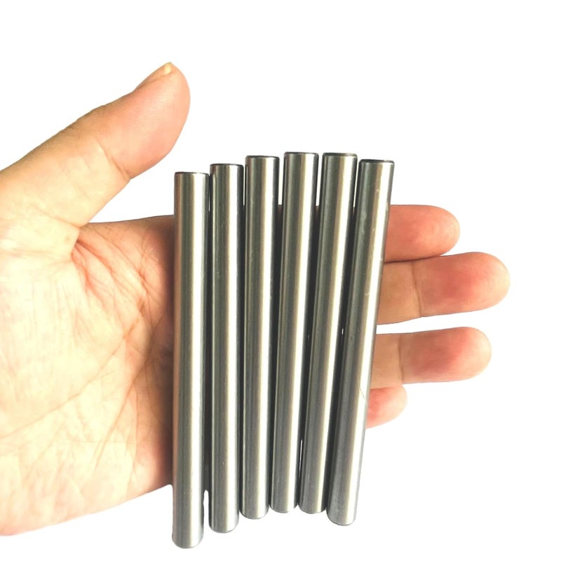 ZDingTech 6pcs 3/8 x 4 Dowel Pins,3/8 inch x 4 inch Metal Dowel pins Shelf Pegs 3/8,Support Shelves,Bearings Alloy Steel Wood Bunk Bed peg - Image 4